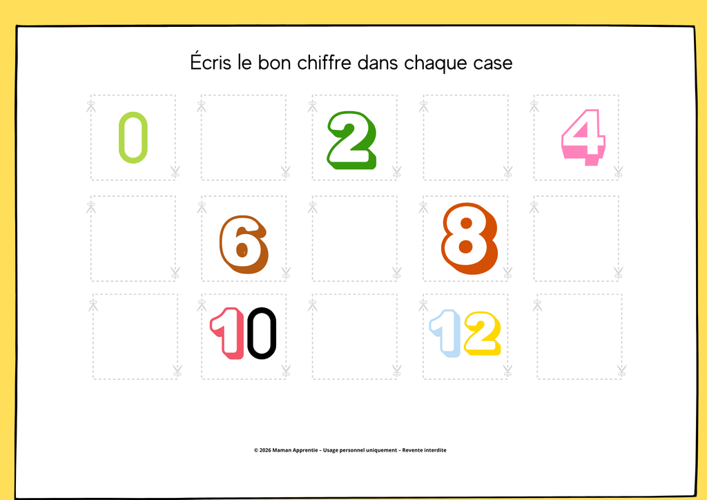 je trace, je compte, j'apprends
